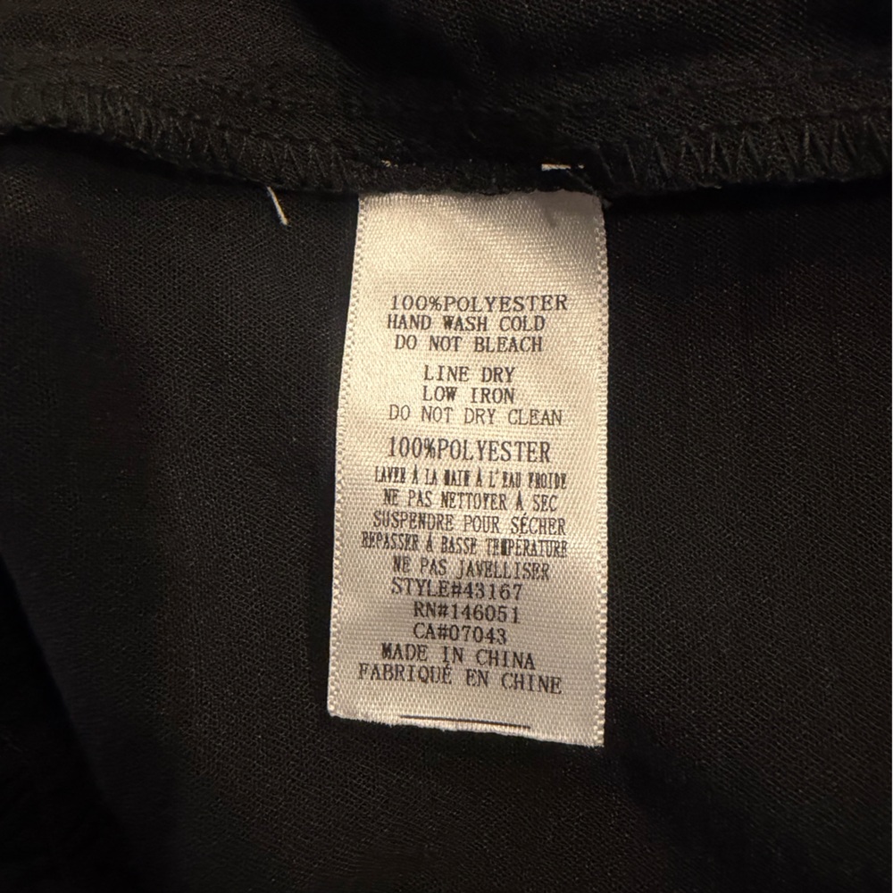 Monteau Black Sleeveless Smocked Wide Leg Jumpsuit NWT! - Picture 12 of 12